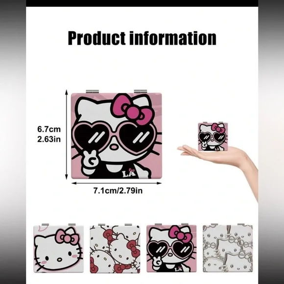 Hello Kitty NIP 1 piece Makeup Mirror - Picture 3 of 9